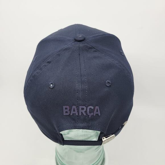 FC Barcelona Hat Cap Football Soccer FCB Red Maroon / Navy Blue New - Picture 3 of 8